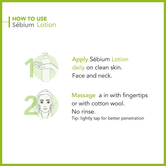 Bioderma Sébium Lotion - Triple Action Toner To Clarify & Rebalance Sensitive, Combination & Oily Skin, Anti-Blemish Face Cream With 8-Hour Hydration, 200Ml