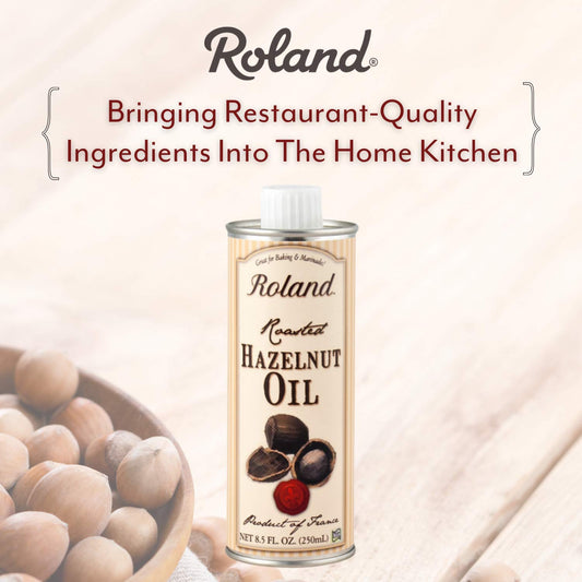 Roland Foods Roasted Hazelnut Oil, 8.5 Ounce