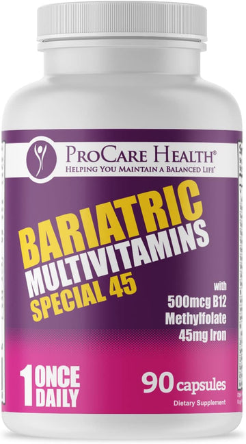 ProCare Health | Bariatric Multivitamin | Capsule | Special 45 | 90 Count