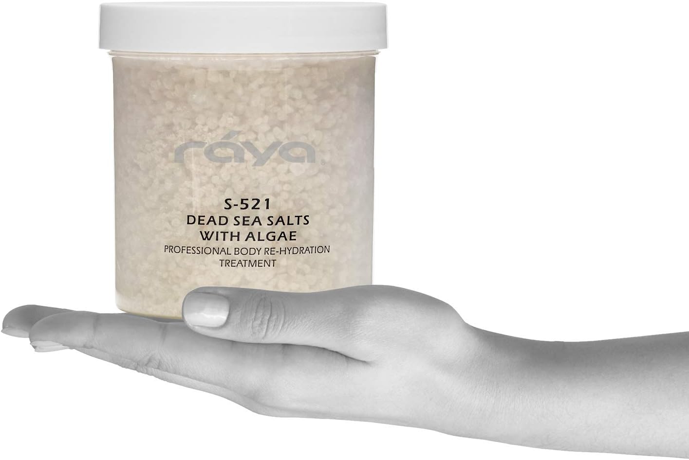 Raya Dead Sea Salts With Algae (S-521) | Relaxing, Calming, And Hydrating Bath Treatment | Made With Minerals, Seaweed, And Algae : Beauty & Personal Care