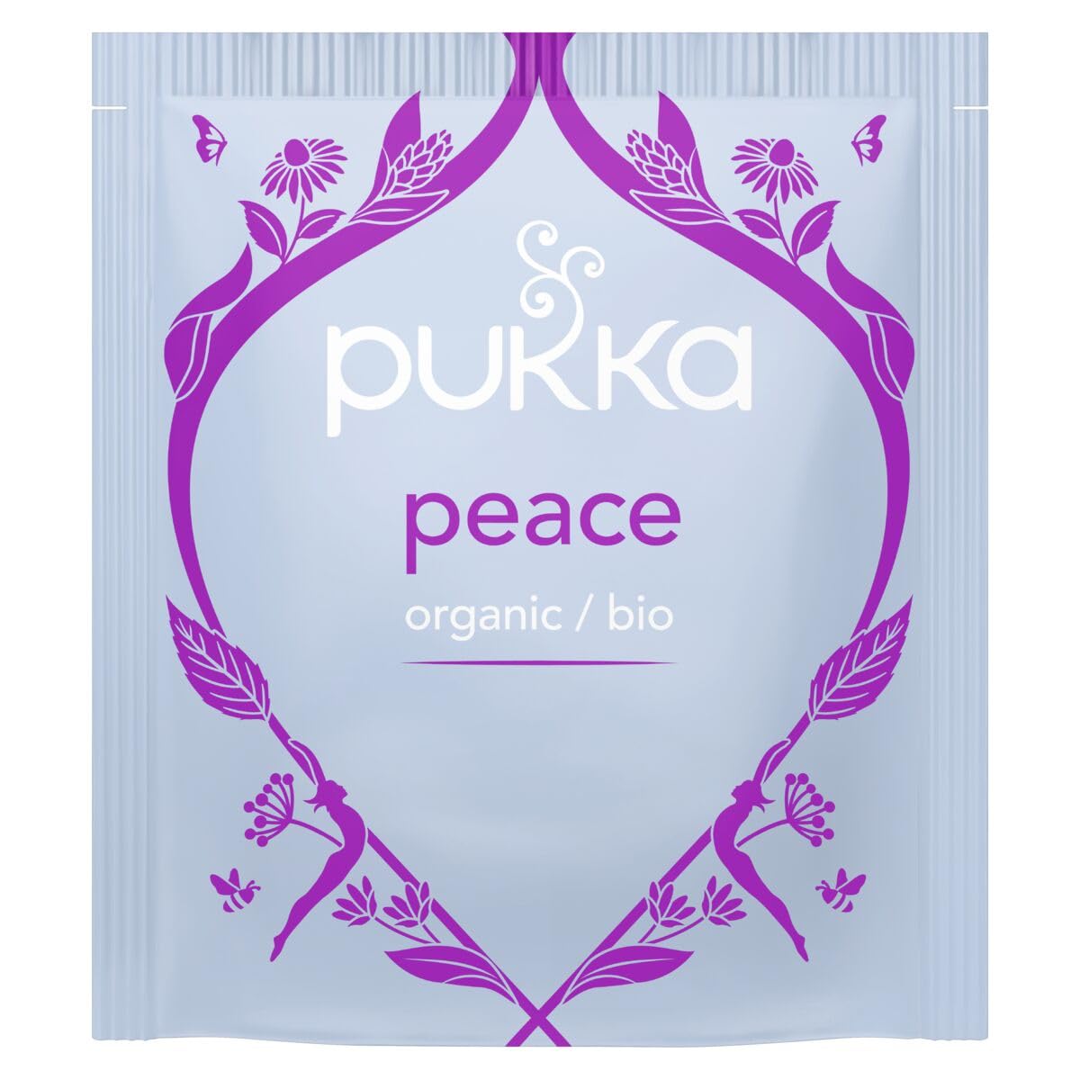 Pukka Organic Tea Bags, Peace Herbal Tea With Spearmint, Ashwagandha, And Hemp Seed Oil, Perfect For Balanced Tranquility, 80 Total Tea Bags (20Ct - Pack Of 4)