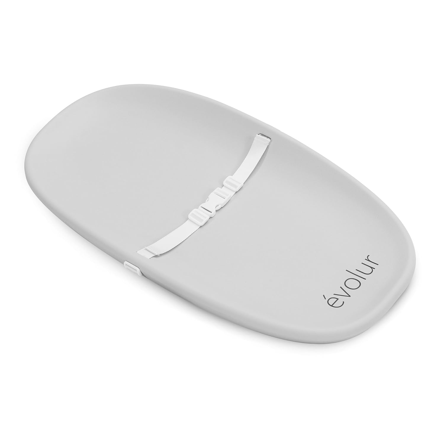 Evolur Eva Baby Changing Pad In Light Gray, Soft, Lightweight And Portable Changing Pad, Fits All Changing Table, Waterproof Firm Padding