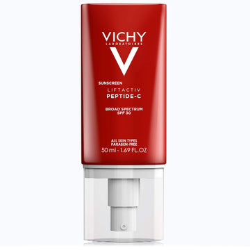 Vichy Liftactiv Sunscreen Peptide-C Face Moisturizer With Spf 30, Anti Aging Face Cream With Peptides & Vitamin C To Brighten & Firm Skin, Reduce Wrinkles & Dark Spots