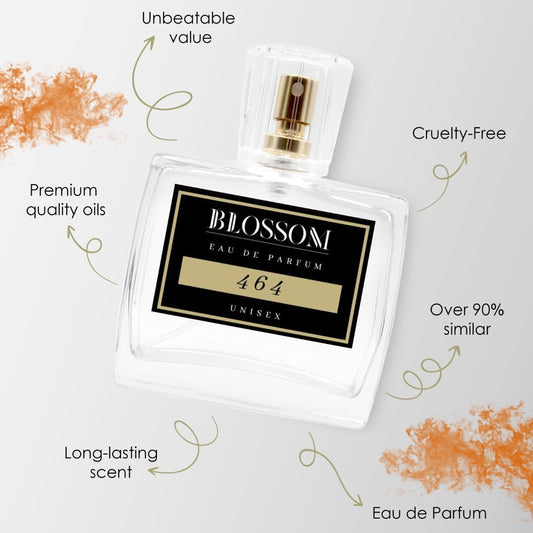 No. 464 Inspired By Baccarat Rouge, Alternative Perfume, Eau De Parfum, Cruelty-Free, Unisex Fragrance (100Ml)