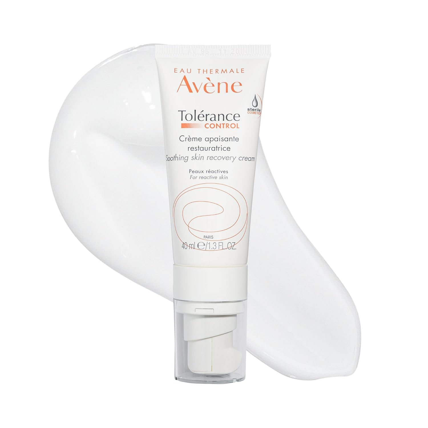 Avène Tolerance Control Soothing Skin Recovery Cream, For Hypersensitive Dry Skin, Restores Skin Barrier, Calms Sensations Of Skin Discomfort, Sterile Pump, Face Moisturizer, Fragrance-Free 1.3 Fl Oz