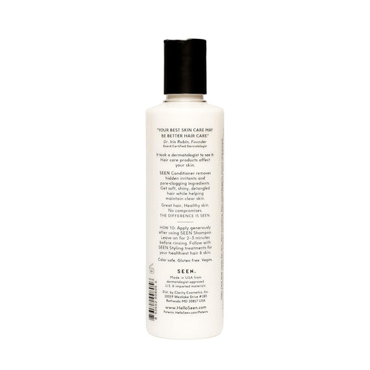 Seen Conditioner, Fragrance Free - Non-Comedogenic & Sulfate-Free Hair Conditioner- Dermatologist-Developed - Safe For Sensitive, Eczema & Acne Prone Skin