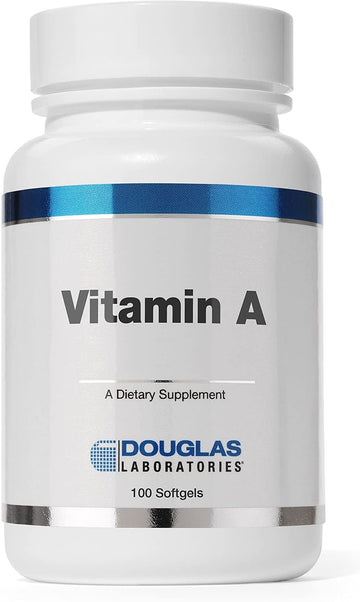 Douglas Laboratories Vitamin A | 10,000 I.U. Vitamin A Derived From Fish Liver Oil | 100 Softgels