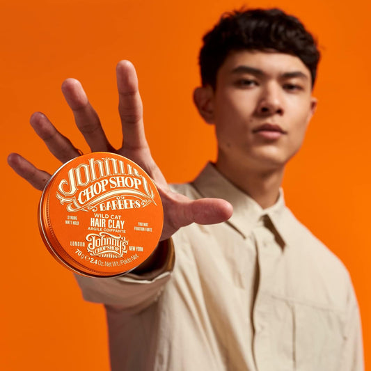 Johnny'S Chop Shop Wild Cat Hair Clay Duo Pack