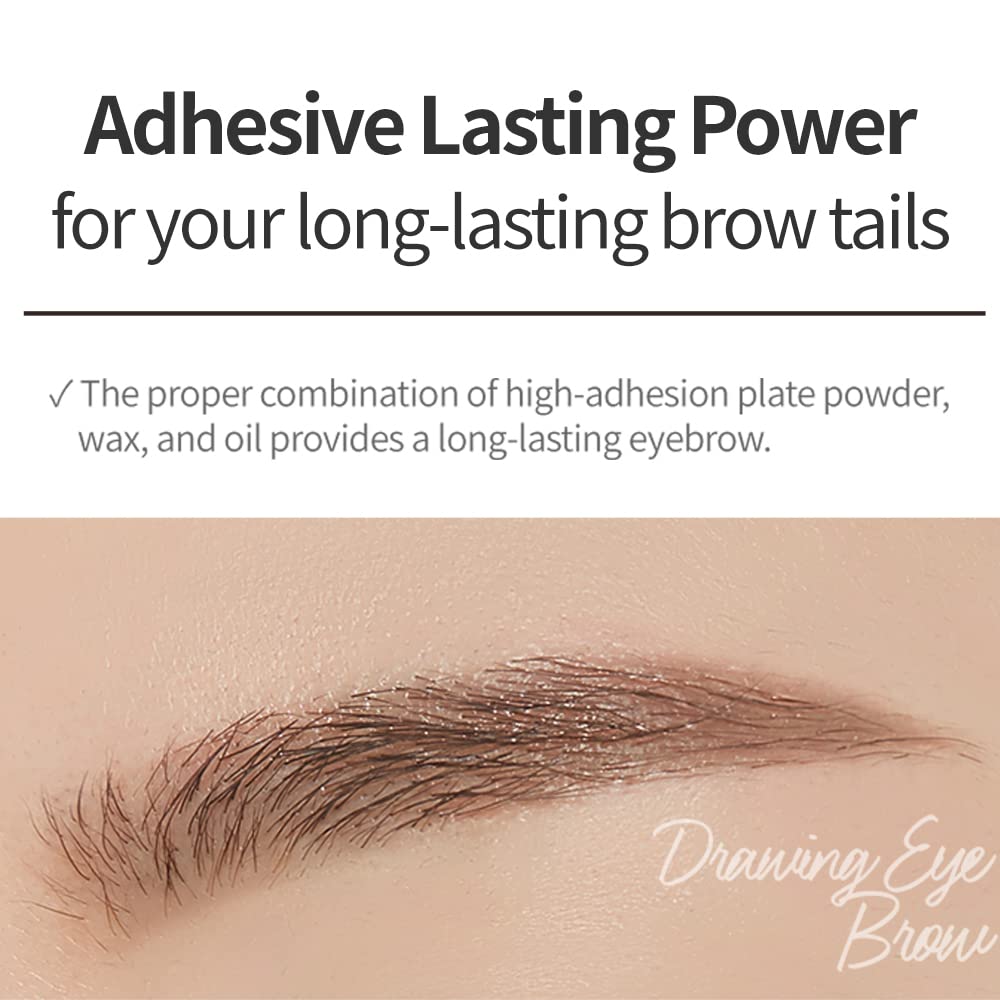 Etude Drawing Eye Brow, Eyebrow Pencil, Microblading, Long Lasting, Soft Textured Natural Daily Look, Korean Makeup, Beauty, Brown (0.008 Ounce) : Beauty & Personal Care