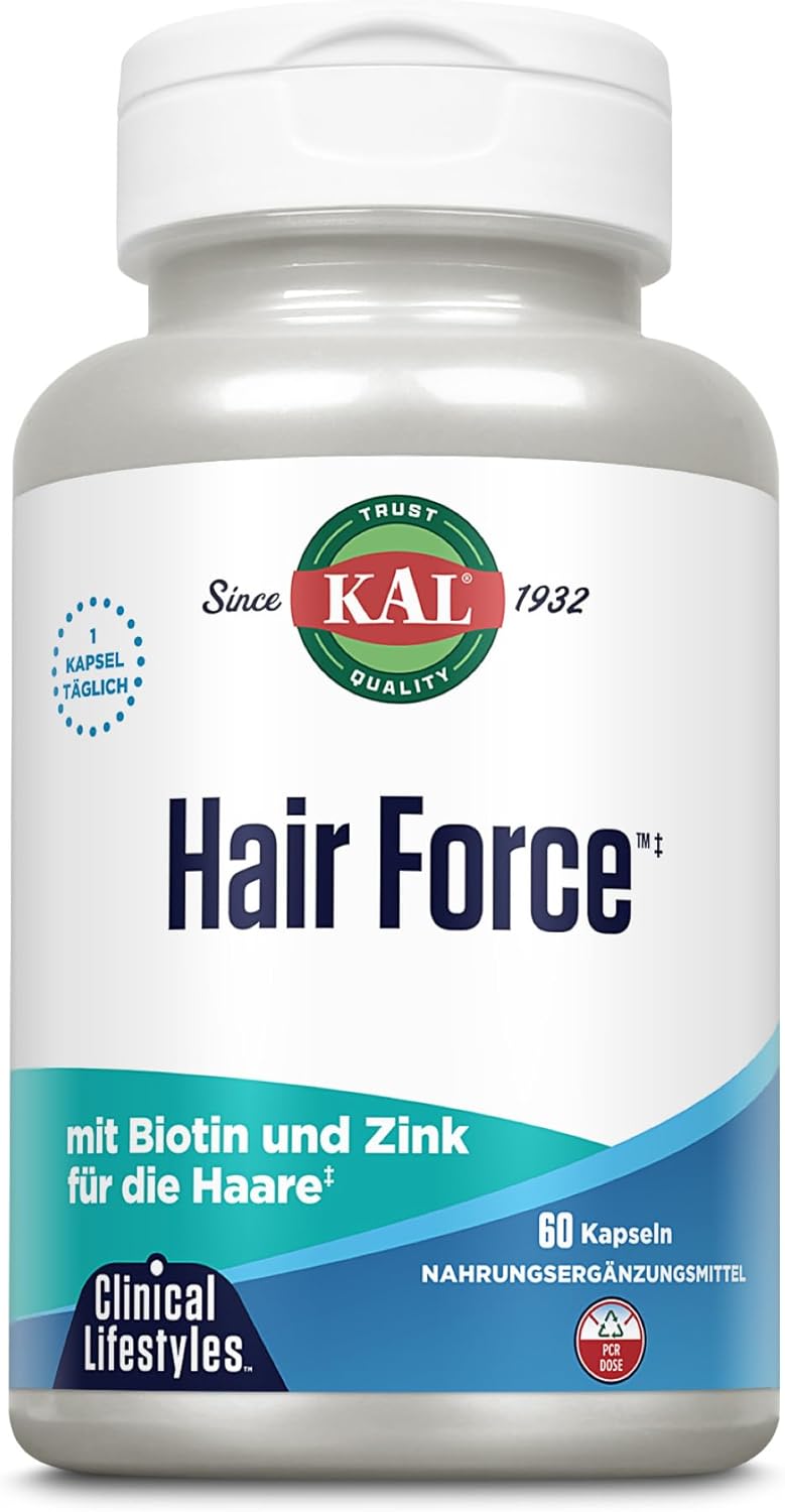 Kal Hair Force Capsules, 60 Count