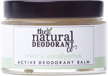 The Natural Deodorant Co, Active Deodorant Balm Orange & Bergamot 55G, Aluminium Free, Plastic Free, Extra Strength