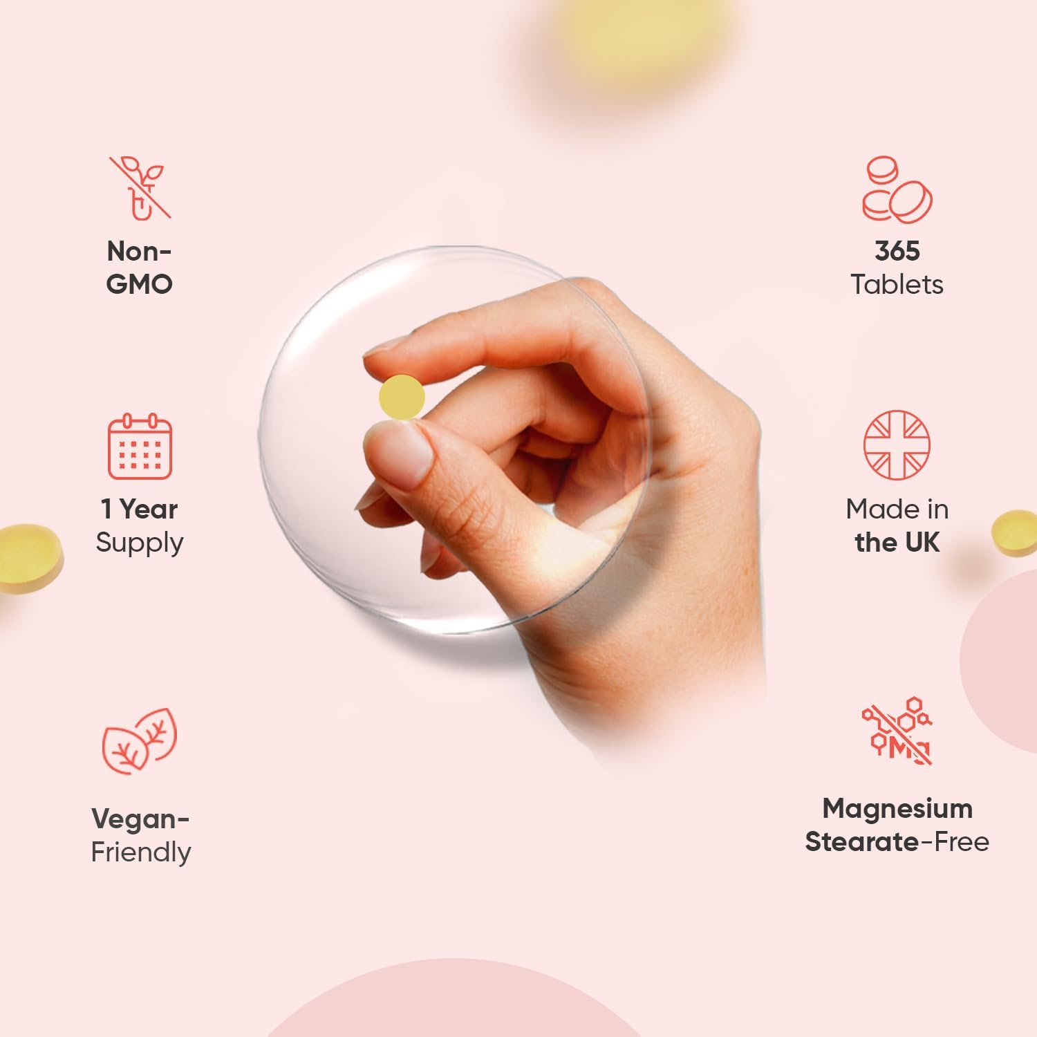 Vitamin B Complex Supplement - 365 Tablets - 1 Year Supply - with All 8 B Vitamins & C - 1 Tablet-a-Day - Non-GMO, Gluten-Free & Vegan-Friendly - for Men & Women : Amazon.co.uk: Health & Personal Care