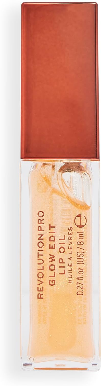 Revolution Pro, Glow Edit Shimmer Lip Oil, Non-Sticky & Hydrating Formula, Contains Vitamin E, Glossy Finish, Forever Orange, 8ml (Pack of 2) : Amazon.co.uk: Beauty
