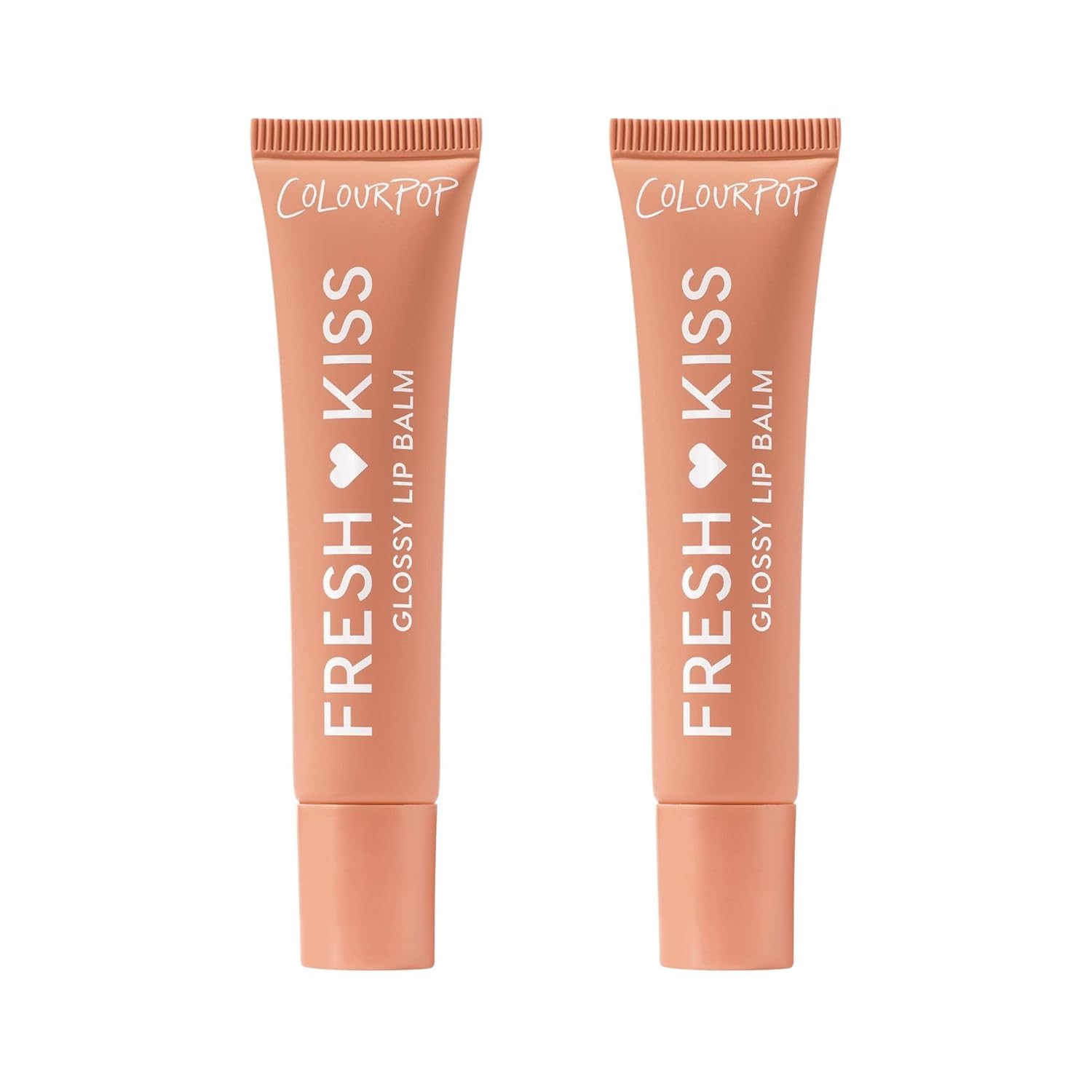 Colourpop Fresh Kiss Glossy Lip Balm - Hydrating Lip Care Enriched With Peptides, Hyaluronic Acid, Shea Butter & Vitamin E For An Ultra-Cushiony Formula - Mango Sorbet (2 Count)