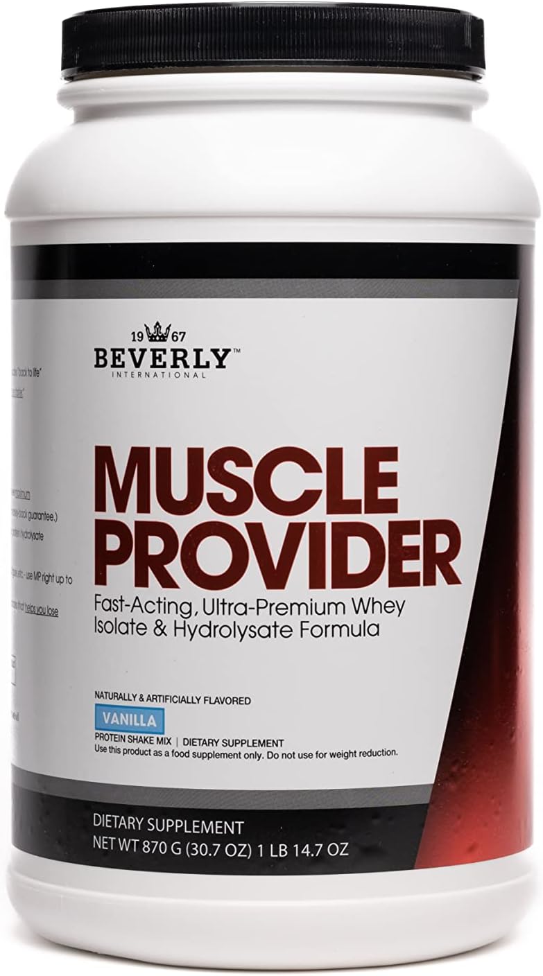Beverly International Muscle Provider, 30 Servings, Vanilla. Super-Fas