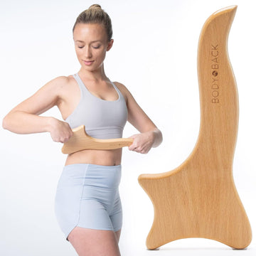 Body Back Wooden Gua Sha Massage Tool - Wood Therapy Lymphatic Drainag