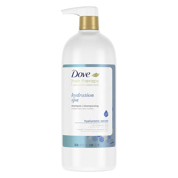 Dove Shampoo Hydration Spa For Dry Hair Hair Shampoo With Hyaluronic Serum 33.8 Oz