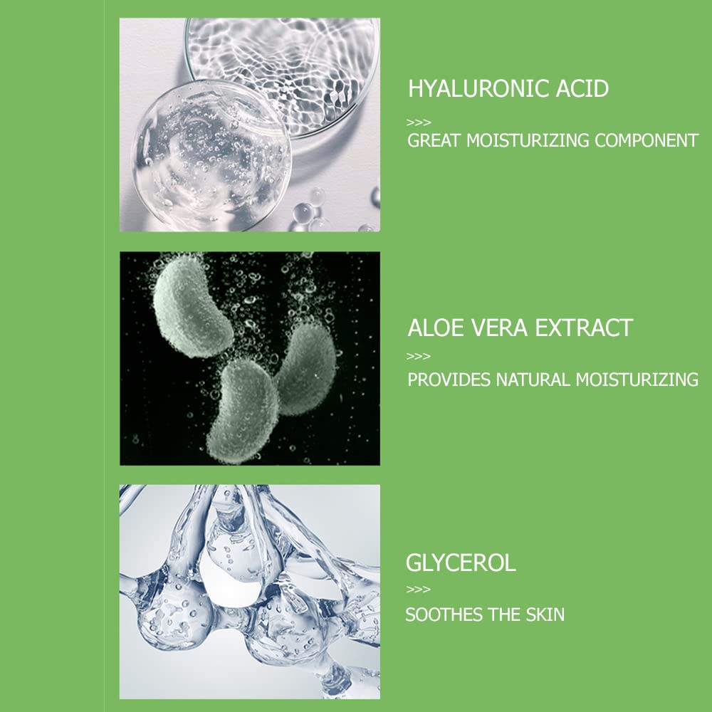 Bioaqua Aloe Vera Extract Gel Hydrating Moisturizing Soothing Skin Care Essence 300G/10.58Oz : Beauty & Personal Care