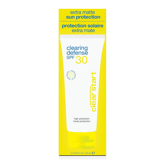Dermalogica Clear Start Clearing Defense Spf30 (2 Fl Oz) Sunscreen Moisturizer For Acne Prone Skin With Vitamin C - Lightweight And Mattifying, Helps Reduce Shine