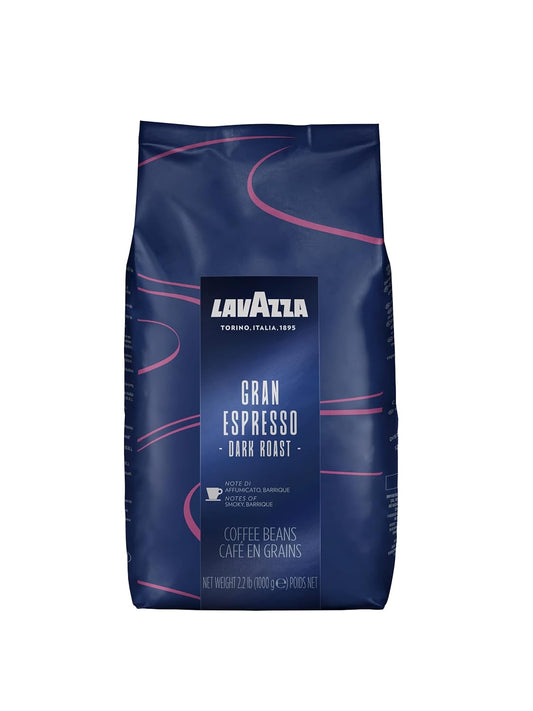 Lavazza Gran Espresso Whole Bean Coffee Blend, Medium Espresso Roast, Bag 2.2 Lb (Pack Of 1), Balanced And Rich Flavor With Notes Of Cocoa