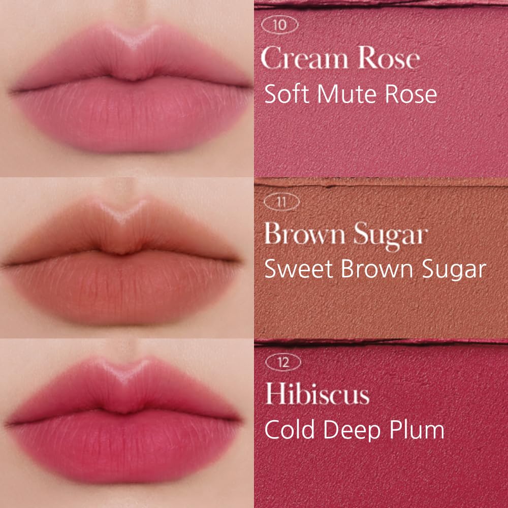 Bbia Last Powder Lipstick Series2 - Powder Matte Lipstick, Full Coverage, Non-Drying Matte Finish, Weightless Velvet Texture, Long-Lasting Lip Makeup, Mlbb, Vegan, Korea Lip Makeup (10 Cream Rose) : Beauty & Personal Care