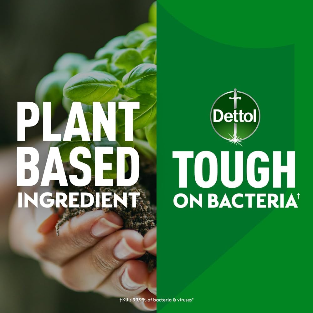 Dettol Antibacterial Multi Surface Cleaning Wipes, Crisp Pear, 50 Pack (7 x 50, Total 350 Wipes) Biodegradable, Plant-Based Active Ingredients, Household Disinfectant, Kills 99.9 Percent of Germs : Amazon.co.uk: Grocery