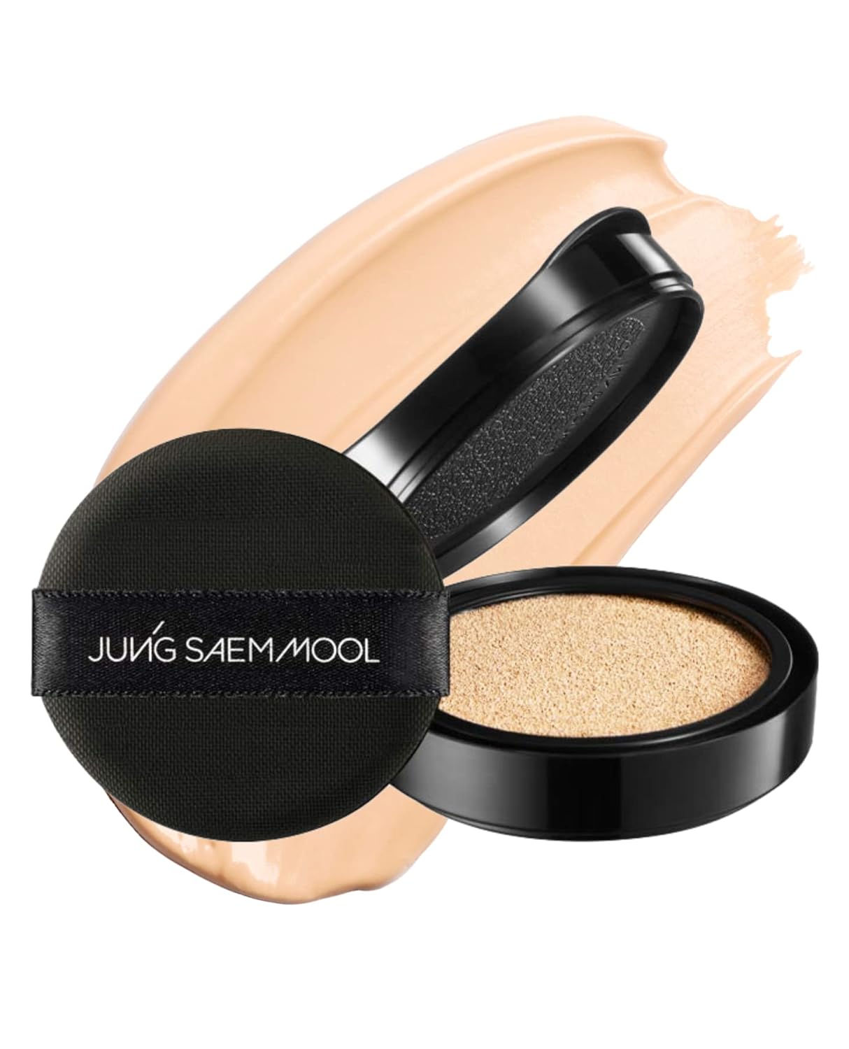 Jungsaemmool Official Essential Skin Nuder Cushion (Fair Light) | Refill | Natural Finish | Buildable Coverage | Makeup Artist Brand