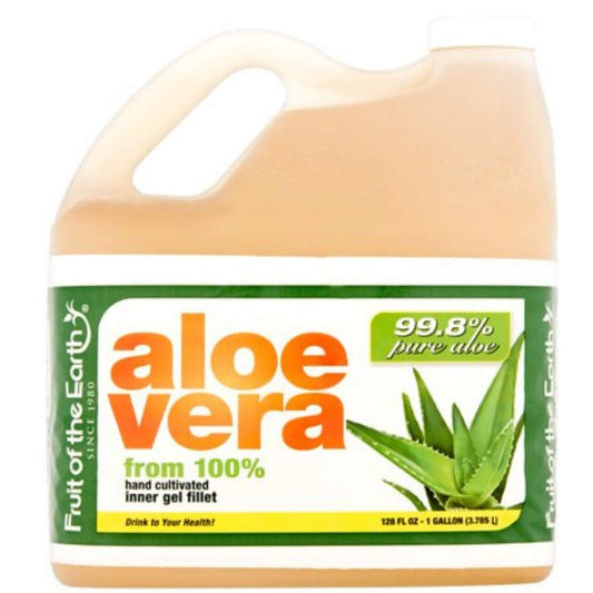 Fruit Of The Earth Aloe Vera, 128 Fluid Ounce (3 Gallon)