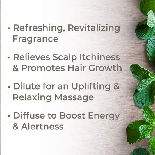 Plant Therapy Peppermint Essential Oil 100% Pure, Pre-Diluted Roll-On, Natural Aromatherapy, Therapeutic Grade 10 Ml (1/3 Oz)