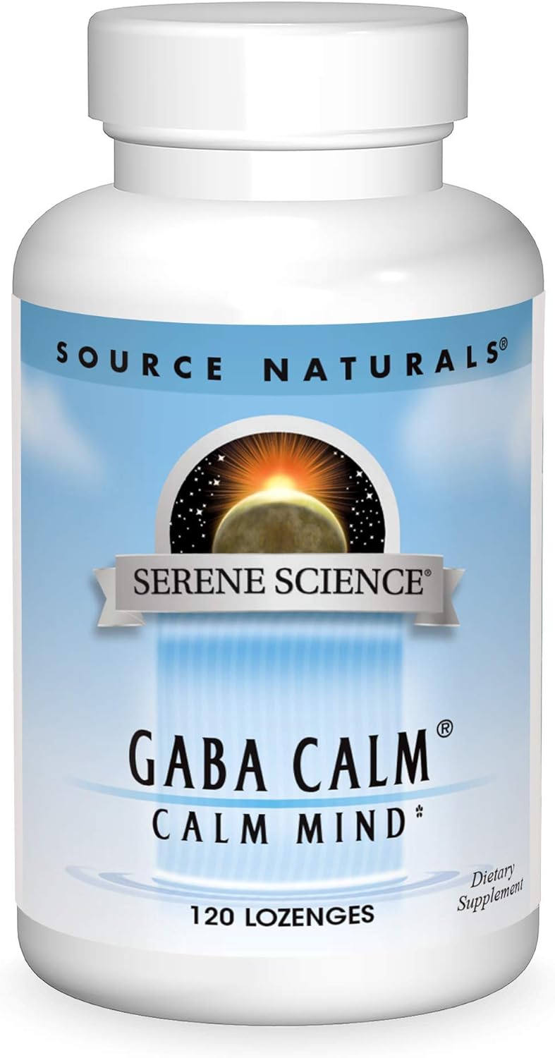 Source Naturals Serene Science, Gaba Calm Quick Dissolving Peppermint Flavor - 120 Lozenges