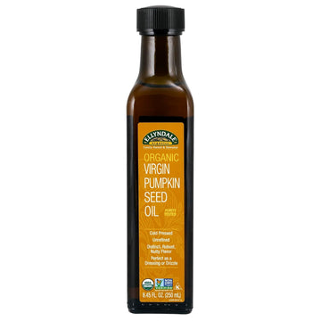 Now Foods, Organic Virgin Pumpkin Seed Oil, Cold-Pressed, Unrefined, Distinct Robust, Nutty Flavor, Certified Non-Gmo, 8.45-Ounce