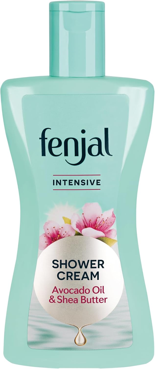 Fenjal Intensive Body Shower Creme, Exfoliating, Brighter & Nourished Skin, Bergamot & Vanilla, 200 Ml