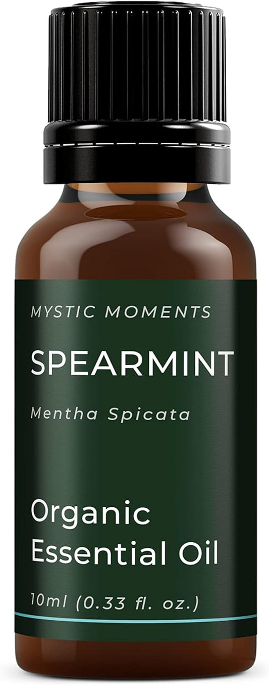 Mystic Moments | Spearmint Organic Essential Oil - 10ml - 100% Pure