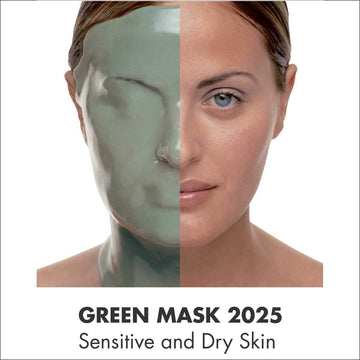 Casmara Premium Quality Algae Peel Off Facial Masks/Green Mask/2025/4.26 Ounce/Mask Gel(3.38 Oz)/Mask Powder(0.88 Oz)