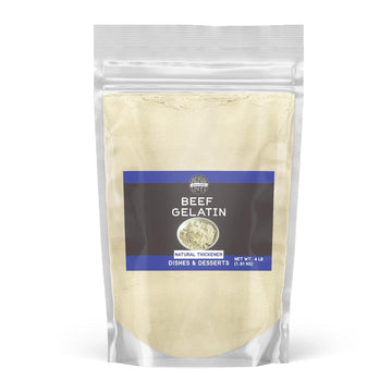 Birch & Meadow Beef Gelatin, 4 Lb, Desserts & Dishes, Versatile, Thickening Agent
