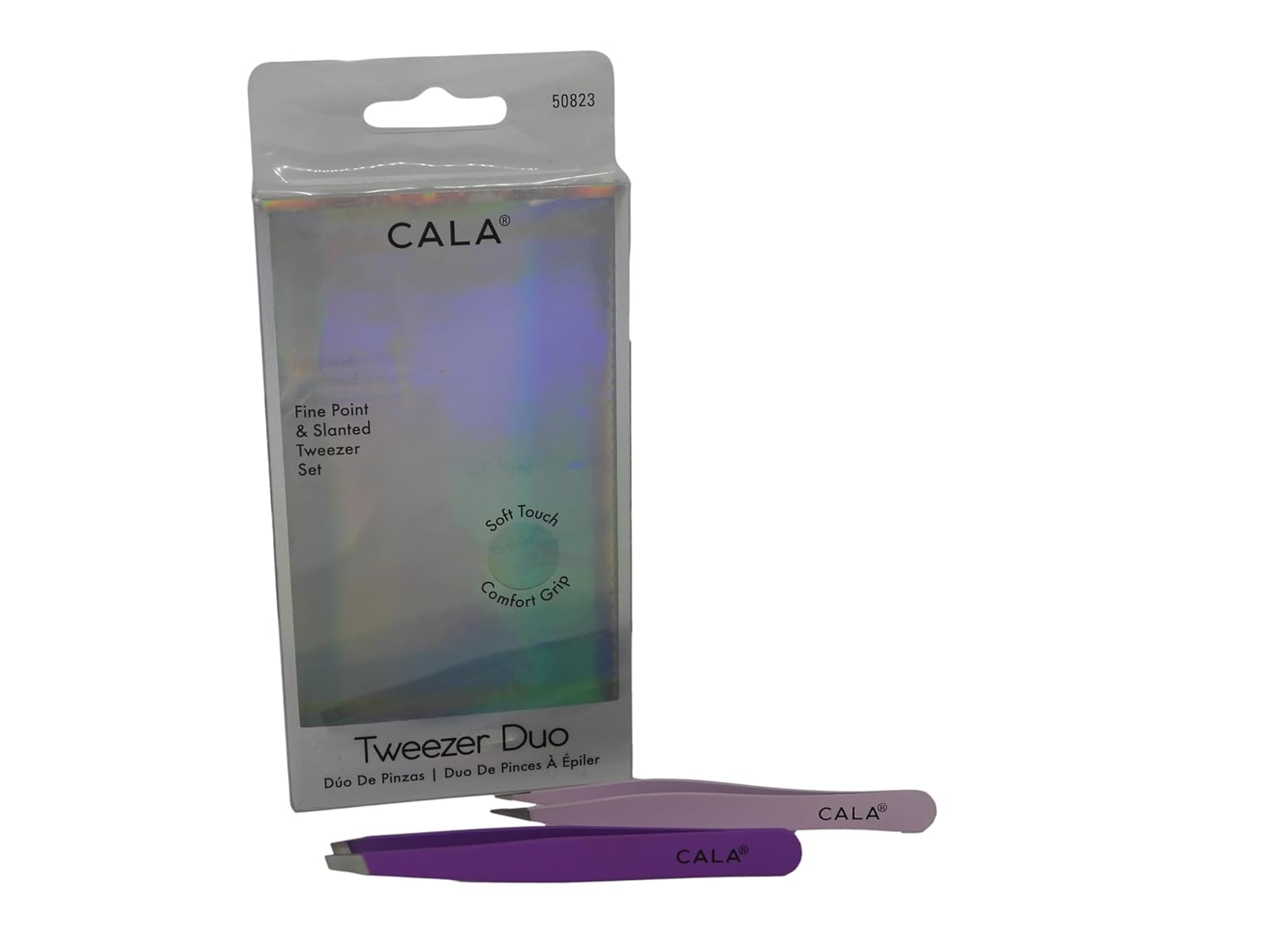 Cala Soft Touch Orchid Tweezer Duo : Beauty & Personal Care