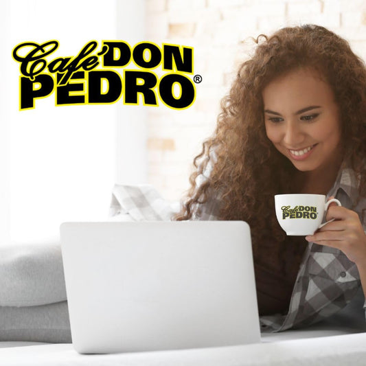 Cafe Don Pedro American Roast Naturally Low Acid Coffee - 34.5 Ounce Large Can For Coffee Lovers With Sensitive Stomachs - Delicious, Smooth Flavor, Medium Roast Stone Ground Coffee