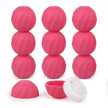 Longway 0.24Oz (7Ml) Empty Lip Balm Sphere Containers | Screw Cap Lipstick Tubes/Chapstick Tubes/Chapstick Holder For Lip Gloss & Bpa Free (Rose)