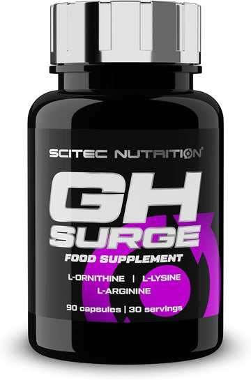 Scitec Nutrition Gh Surge, L-Arginine, L-Ornithine And L-Lysine Containing Food Supplement Capsules, 90 Capsules