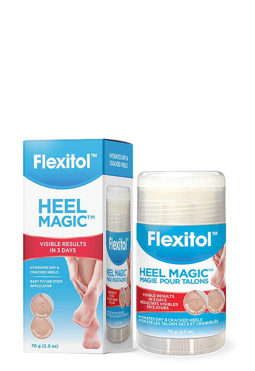 Flexitol Heel Magic For Dry Skin Or Rough Heels With Shea Butter & Vitamin E, 2.5 Ounce