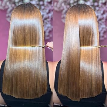 Moroccan Keratin Hair Treatment Straightening Blowout Brazilian Smoothing Professional Results Salon And Home Use , Long Lasting Organic Results 4-6 Months 4Pc Set : Beauty & Personal Care