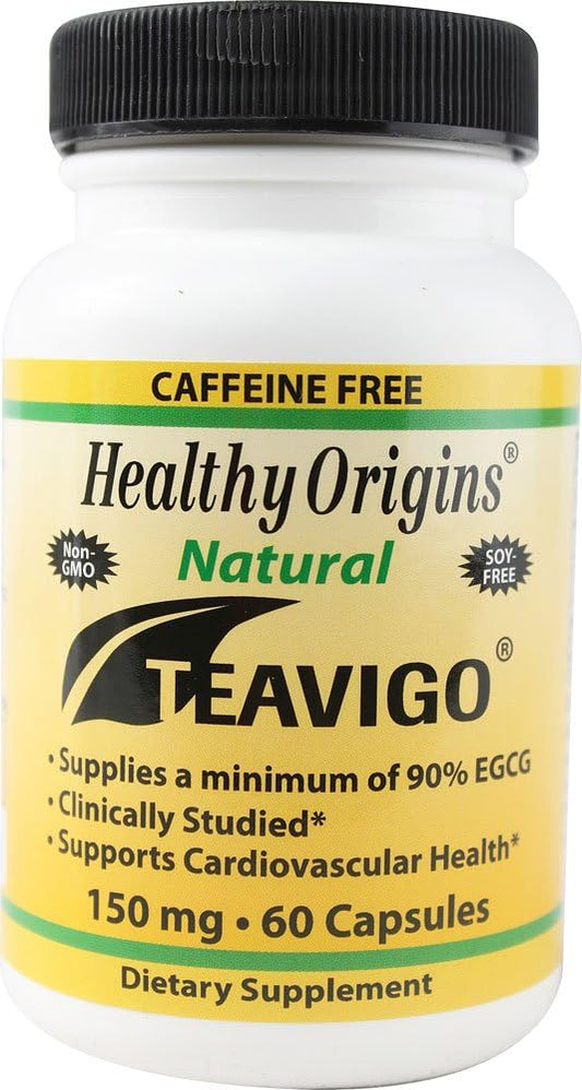 HEALTHY ORIGINS TEAVIGO 150 MG,90% EGCG, 60 CAP