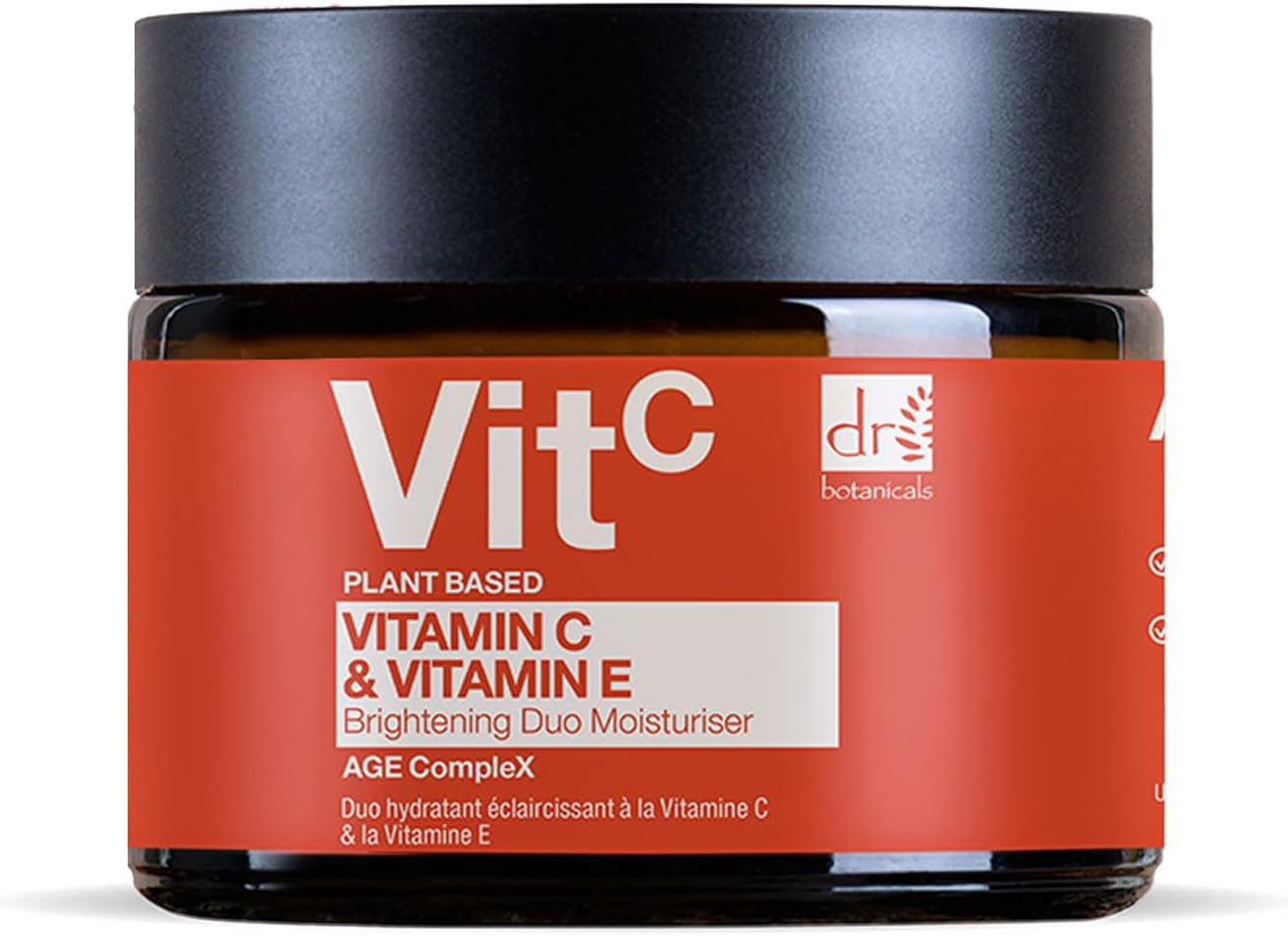 Dr Botanicals Vitamin C & E Brightening Duo Moisturiser | Reveal Your Radiant Glow With Powerful Anti-Aging Formula - Vitamin C For Brightening, Vitamin E For Protection - Day And Night Moisturiser