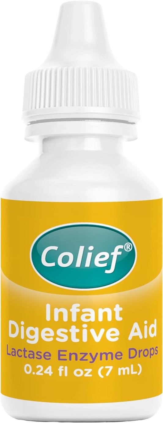 Colief Infant Digestive Aid | Gas Drops for Babies | Natural & Safe Infant Gas Relief | Reduces Baby Colic, Tummy Bloating, Fussing & Crying (0.24) : Baby