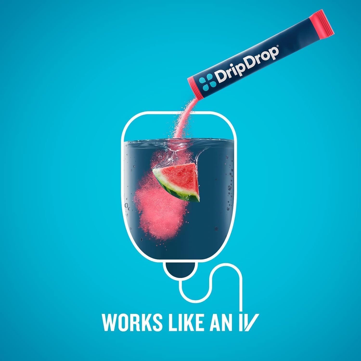 DripDrop Hydration - Electrolyte Powder Packets - Watermelon & Berry -