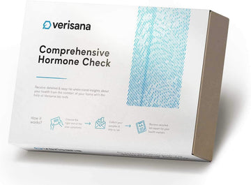 Comprehensive Hormone Test for Women and Men – Testing Kit for 8 Hormone Readings – Determine Progesterone (Pg), Estradiol (E2), DHEA, Daily Cortisol (Cx4) and More