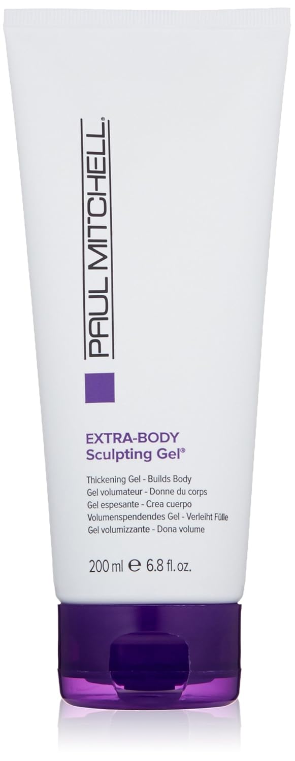 Paul Mitchell Extra-Body Sculpting Gel, Thickens + Builds Body, For Fine Hair, 6.8 Fl. Oz
