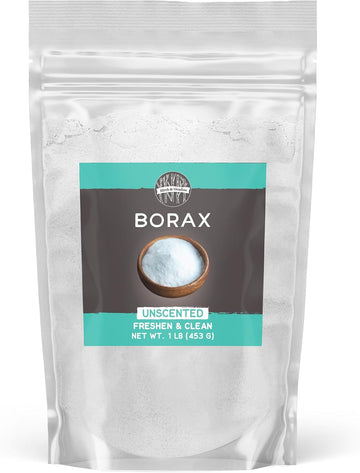 Birch & Meadow Borax, Unscented, Laundry & Cleaning Additive (1 Pound)