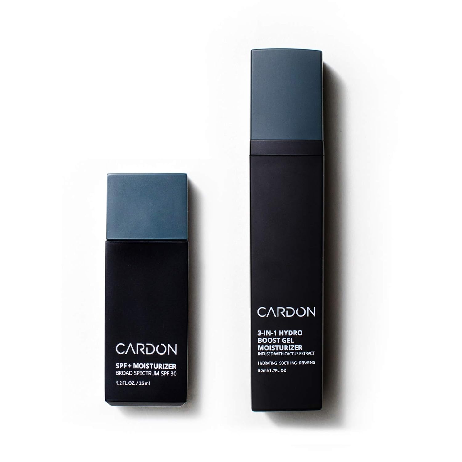Cardon Men'S Am + Pm Face Moisturizers Bundle: Daytime Spf Moisturizer; Nighttime Repair Gel Moisturizer | Korean Skincare For Men