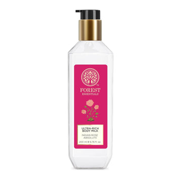 Forest Essentials Indian Rose Absolute Ultra Rich Body Lotion, 200Ml